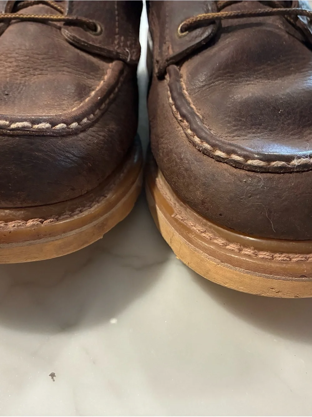 Irish Setter Ashby Moc Soft Toe Leather Work Boots Brown 83605 Men's Size 13 D